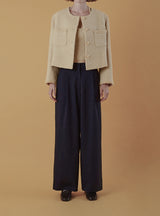 Poem tweed jacket_beige