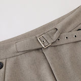 Alden Belted Wide Trousers