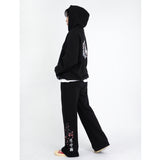 SNOW PLUM BLOSSOM PANTS (BLACK)