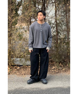 Twill Side Tuck Pants
