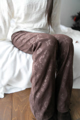 rose slim boot-cut banding pants(2colors)