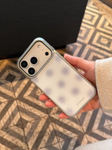グレー ドット iPhoneケース