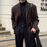 LMN Luton Wool Half-Turtleneck Muscle Knitwear (3 colors)