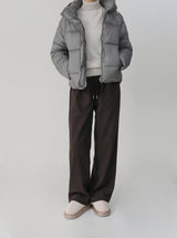 Winter Cream Hood Padding