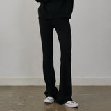 ブーツカットパンツ BLACK