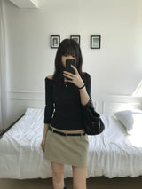 Ivy オフショルダーTシャツ (3 colors)