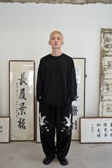 ヴィンテージ P. ダイイングカットアウトボックスTシャツ (Black)