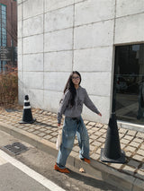 ラスク ワイドジーンズ