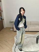 マルコクロップニットジップアップ
