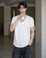 (M's) Allday Henley Neck T-shirt