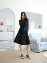 ニードルワークロングスリーブT (BLACK)