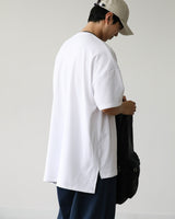KP ディープスリットハーフTシャツ ホワイト