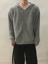 メリオクロップニットフードジップアップ 3C