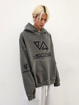 VENTIQUE グラフィックロゴフーディー 2colors