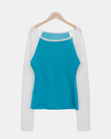 Tarom Raglan Long-Sleeve Knit Top