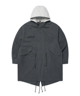 チェック フーデッド フィッシュテール ジャケット(CV2GFFB960A)