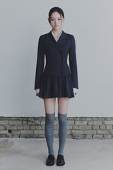 LIORA JACKET DRESS charcoal