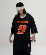 STAR AMERICAN CAT FOOTBALL JERSEY - [BLACK]