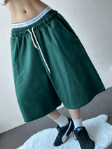Iron High Quality Wide Basic Bermuda 4 Color