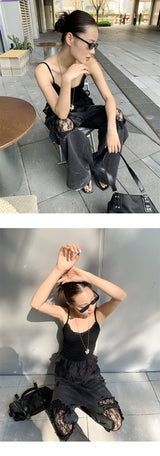 Holly under frill sleeveless t-shirt