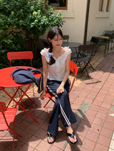 [MADE] ナイロンレーストラックバンドパンツ