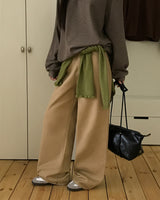 [BELLIDE MADE] All-Day Basic Cotton Wide Pants