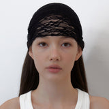  2-WAY LACE BANDANA HEADBAND (3 COLOR)