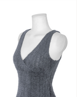 nudi hair wrap v sleeveless top