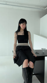 DOT SEE-THROUGH T-SHIRTS
