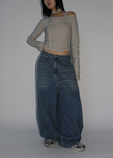 MEGA BIG WIDE DENIM