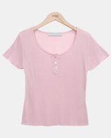 Yuel Ribbed Short Sleeve T-Shirt