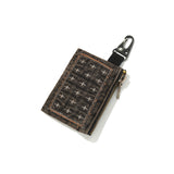 パッチワークデニムカードウォレット / Vintage black