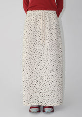 STAR BACK SLIT SKIRT