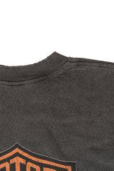 Motorcycle Vintage Crop Long Sleeve T-Shirt