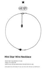 Mini Star Wire Necklace