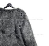 Casey No Collar Fur Jacket
