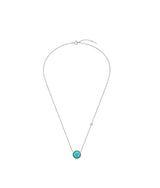 26SS★ [Premium Plating] Pennysense AB(W) Goutte Necklace Amazonite