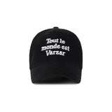 TMV Lettering Ball Cap / Twill Black