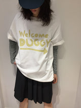 【即日発送】YWD WELCOME T-SHIRTS_IVORY (1color)