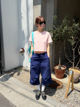 キャンディコットン クロップTシャツ