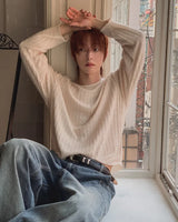 Muron Boucle Round Long Sleeve Knit