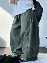 ナイロン🥠サイドピンタックバルーンパンツ💚5COLOR