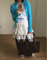 Suede square bag (3color)