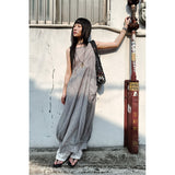 LACE COMBI BOOTS-CUT PANTS