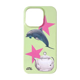 [made] jumping dolphin phone case (glossy hard)