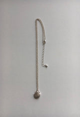 Matt antique shell long necklace