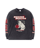 TL ブザービーターSPウォッシュド長袖Tシャツ (ブラック)