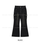 Zesty Cargo Bootcut Denim Pants