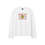 CASUAL HERITAGE Crop Long Sleeve(SKLSTD-0266)
