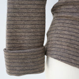Mocha Stripe Layered Tee 233237262